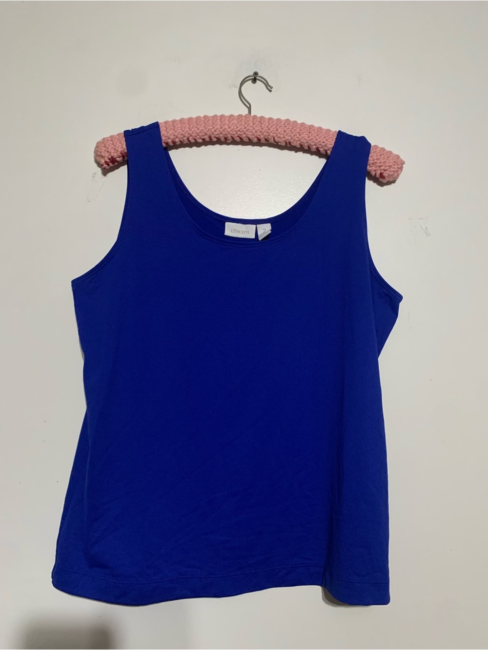 Chico's Cobalt Blue Scoop Neck Tank